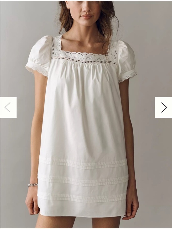 Reformation Dresses & Skirts - Reformation Joliette Dress White Cotton Mini